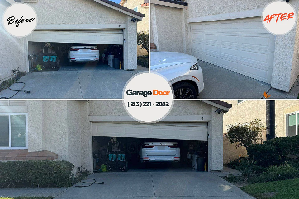 Before and after: garage door repair 37748
